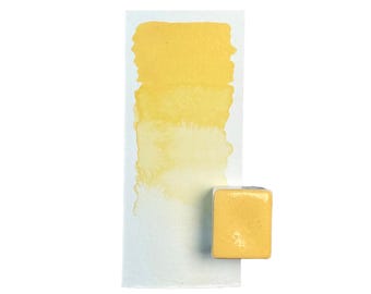 Watercolor Paint Osterglocke – S03 | Handmade artist watercolor, vivid spring yellow, daffodil yellow, highly pigmented, lightfast