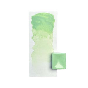 Aquarellfarbe Mai – S19 | Handgemachte Malfarbe, frisches Grün, Frühlingsfarbe, Künstlerbedarf, hochpigmentiert, lichtecht