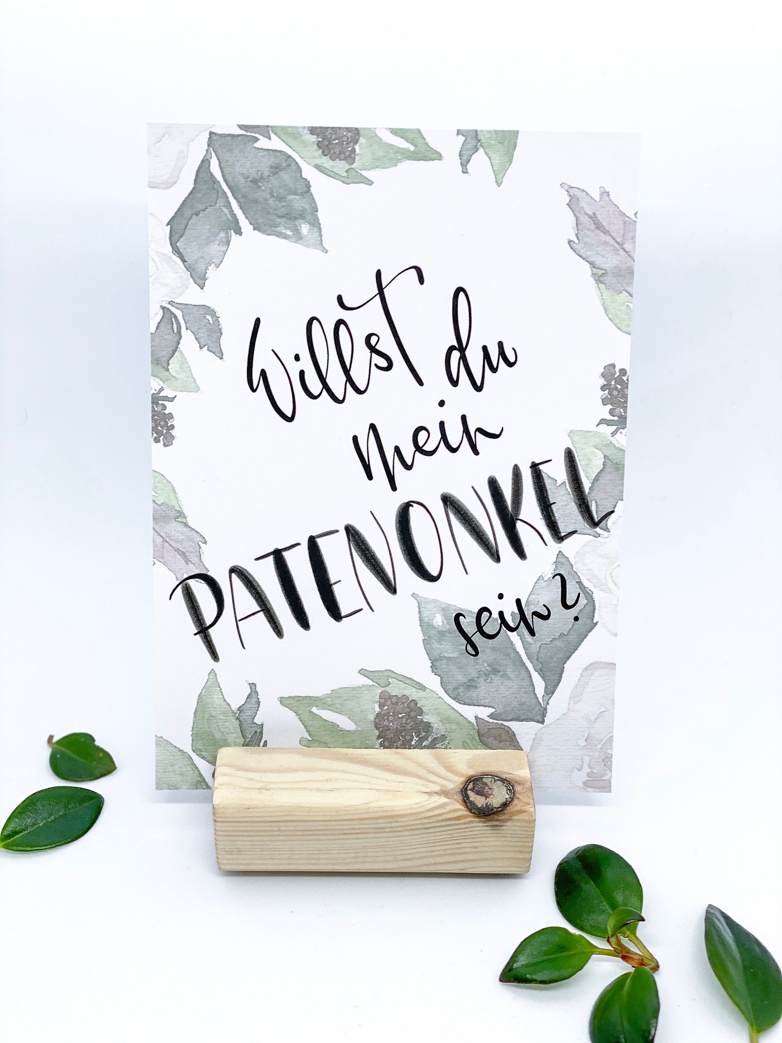 Willst du mein Patenonkel sein in 3 unterschiedlichen | Etsy