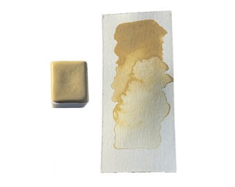 Wüstengold – Watercolor Paint T08 | Earthy yellow, highly pigmented, lightfast, semi staining