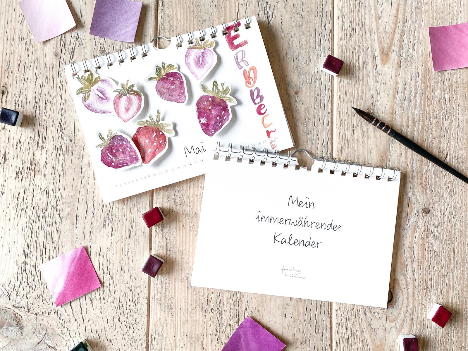 Immerwährender Blanko Kalender zum selbst Gestalten A5 - Etsy.de