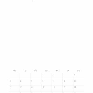 Blanco doe-het-zelf wandkalender voor 2026, 2027 en voor altijd – A4-wandkalender, ringband, aquarelpapier of mixed media om op te schilderen. afbeelding 4
