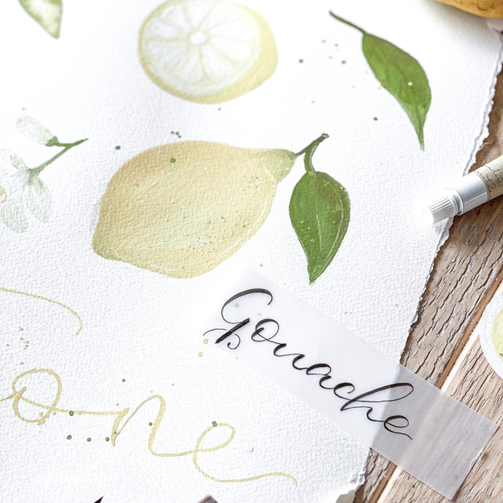 Single color gouache White - Handmade gouache color- #kreativascolors