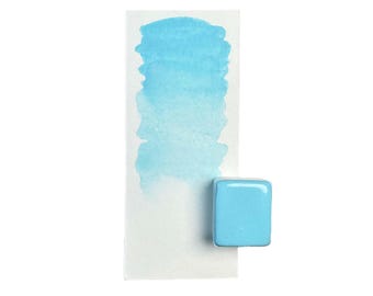 Watercolor Paint Arktis – S11 | Handmade watercolor paint, vivid teal, polar blue, art supplies, highly pigmented, lightfast