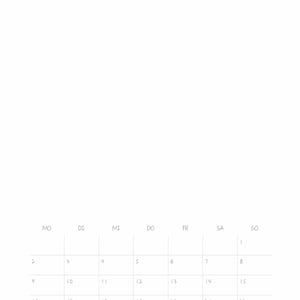 Blanco doe-het-zelf wandkalender voor 2026, 2027 en voor altijd – A4-wandkalender, ringband, aquarelpapier of mixed media om op te schilderen. afbeelding 14