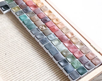 Natural Colors Collection - 67 colors made from earth and minerals from all over Europe - Handmade Watercolor - #kreativascolors