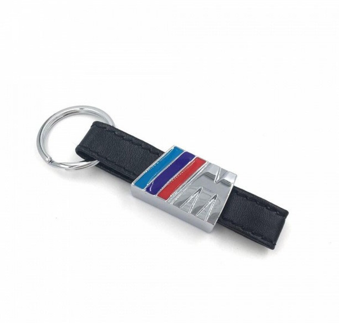 Bmw M Sport Black Leather keyring M3 M4 M5 M6 M Performance Etsy