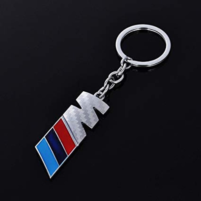 Bmw M Sport Silver Carbon keyring M3 M4 M5 M6 M Performance Etsy