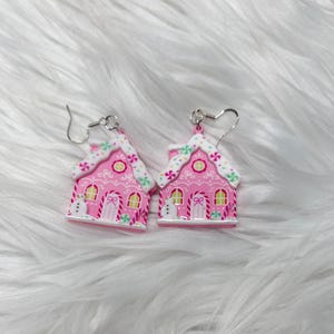 Gingerbread House Dangle Earrings