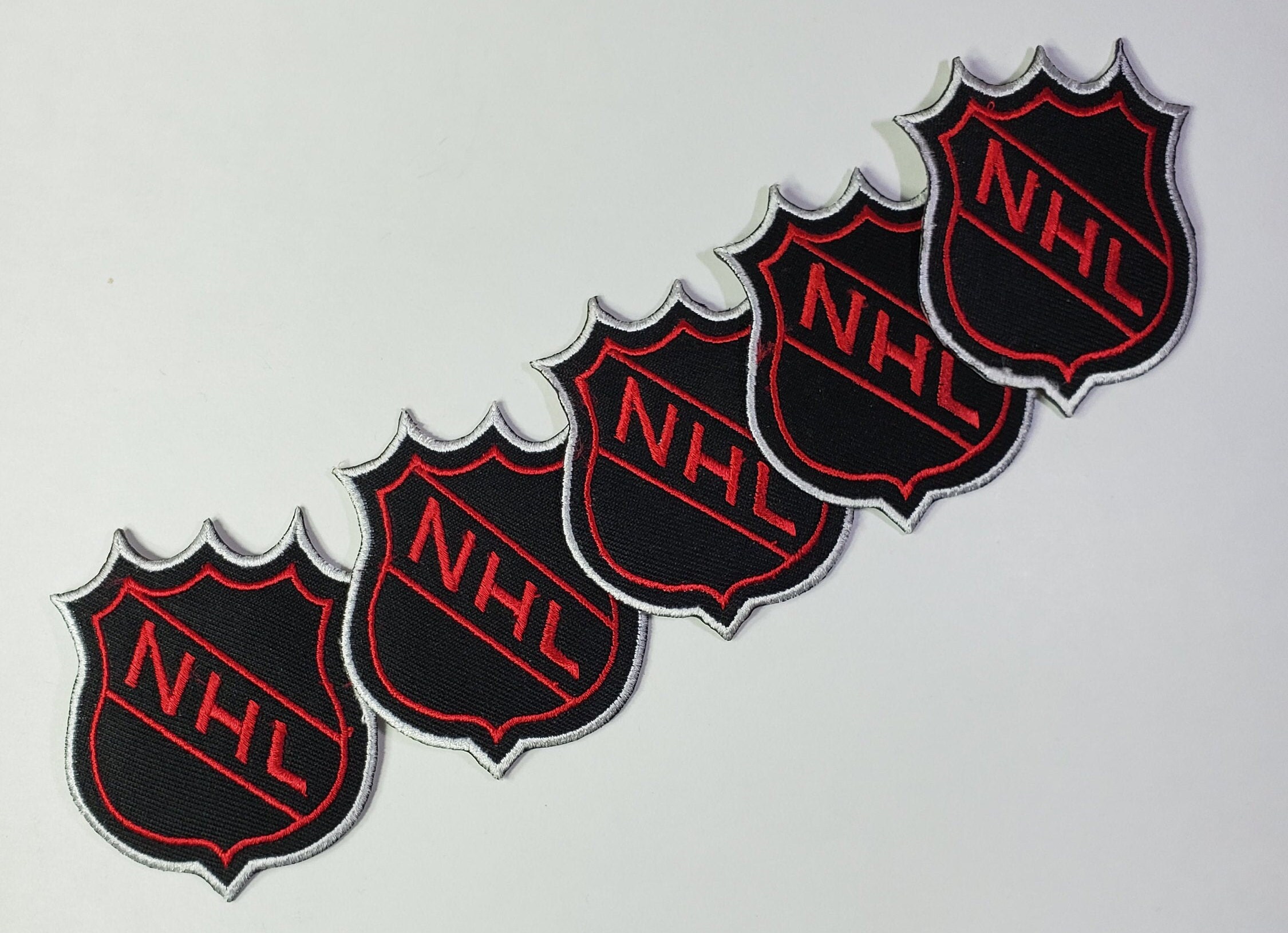 NHL Sports Logo Iron On Sew On Embroidered Patch Applique Etsy