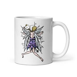 BellavanceInk : tasse à café avec une fée magique éclaboussures dans une tasse à café