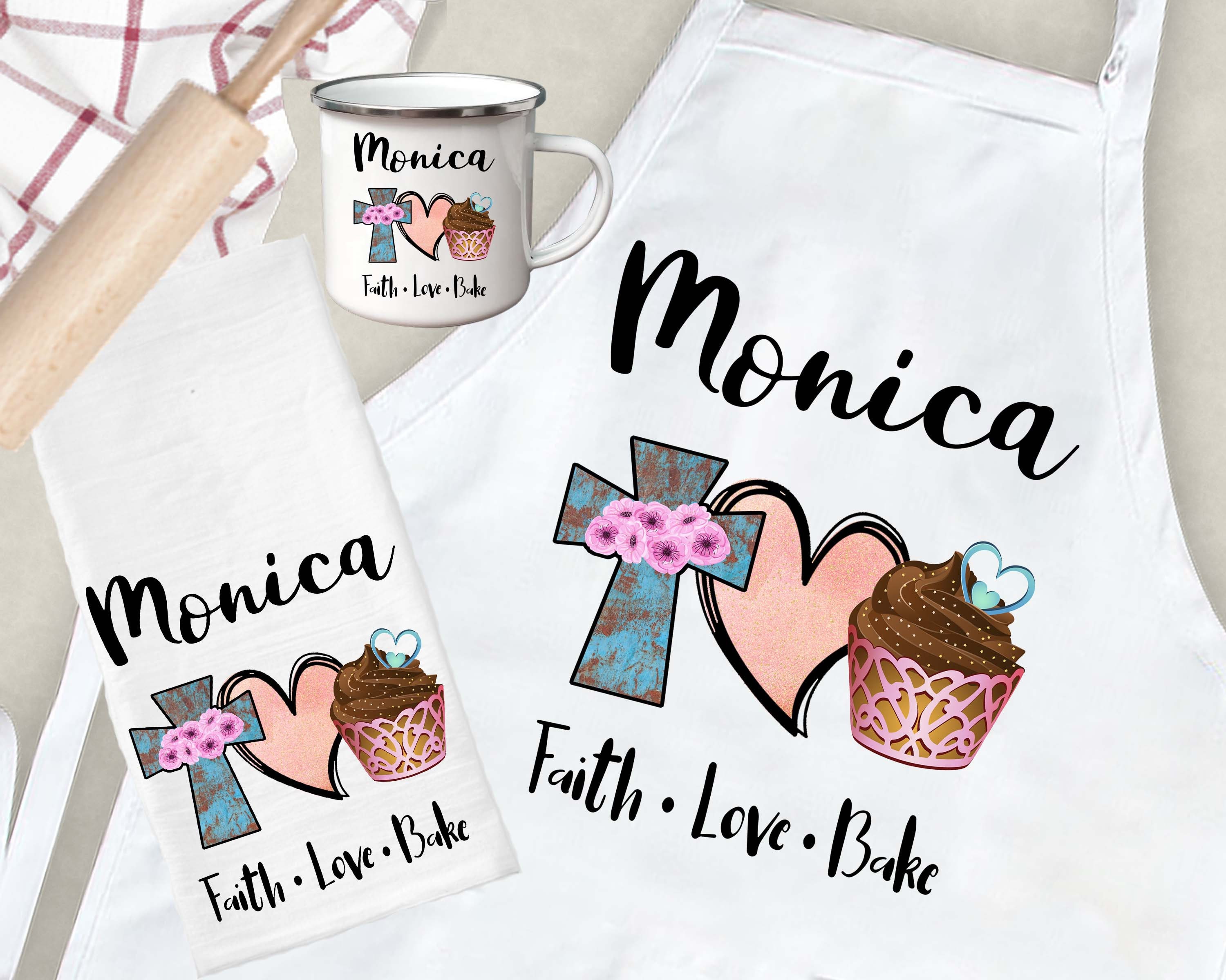 Customized Apron Christian Apron Custom Apron Etsy