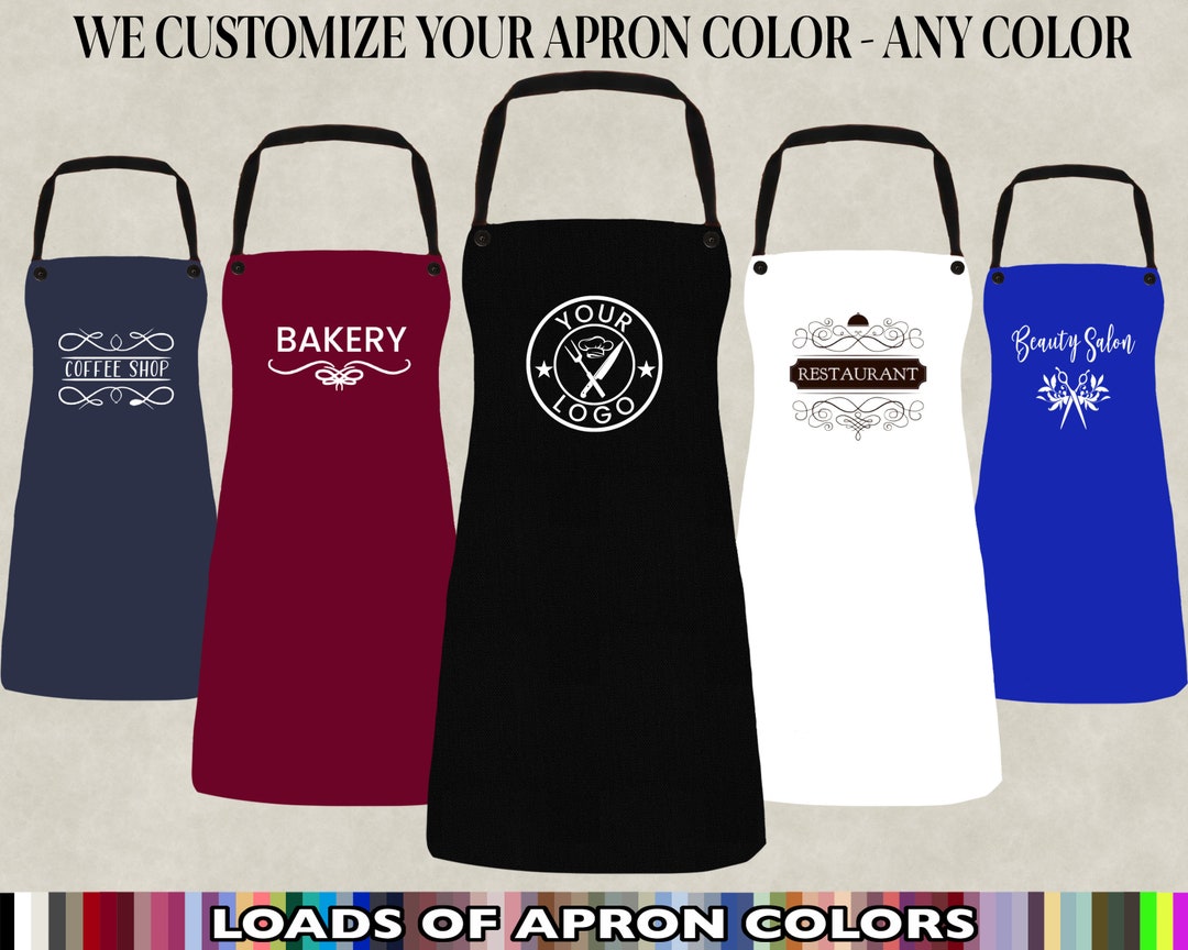 Custom Apron, Personalized Apron, Printed Apron, Apron Full Color Print