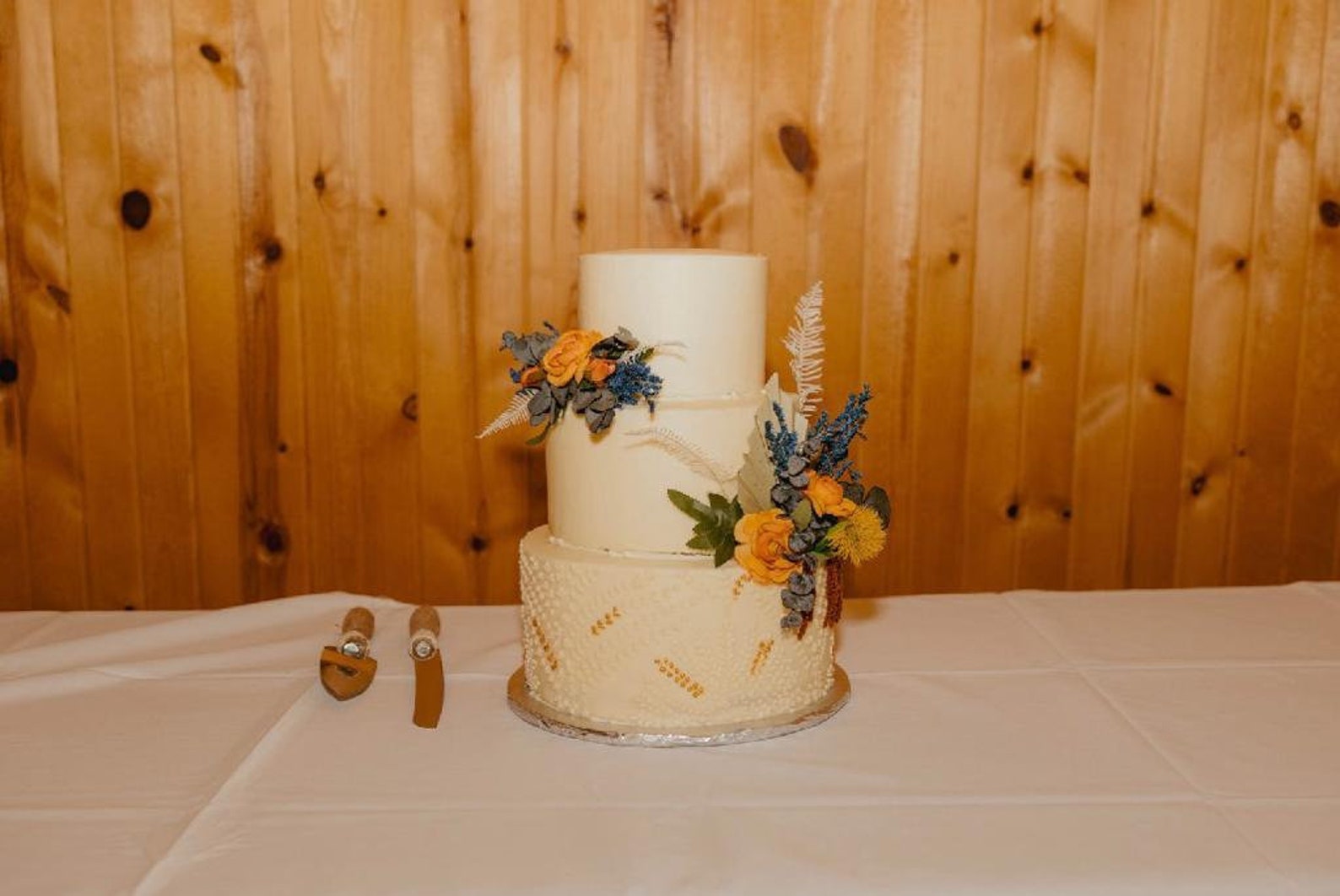 Dried Flower Cake Decor Orange Wedding Cake Decorations - Etsy