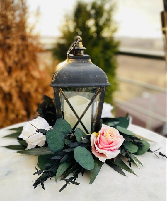 Wedding Lantern Centerpiece Wedding Lantern Flowers Lantern