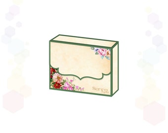 Plantilla de caja de sobre .svg .dxf .eps .pdf .png