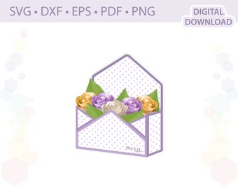Download Flower Box Template Etsy