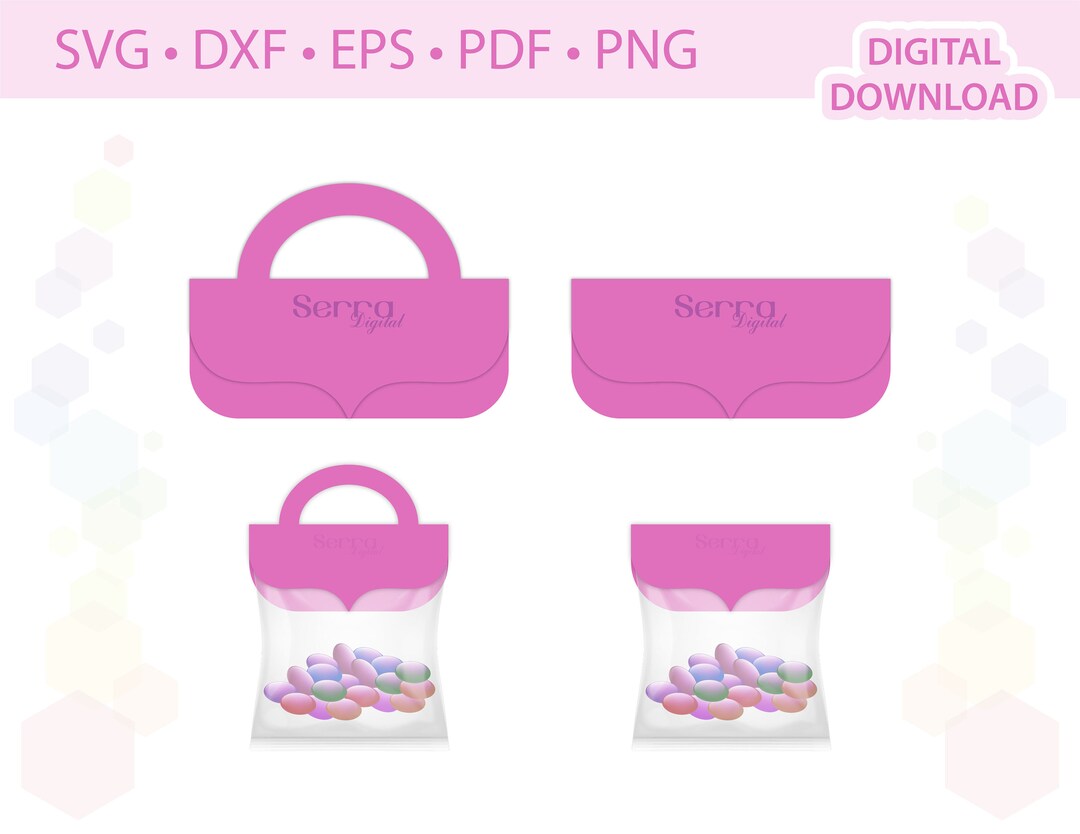 Treat Bag Topper Templates .svg .dxf .eps .pdf .png - Etsy