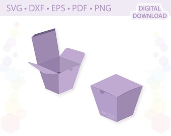 Favor Box Gift Box template .svg .dxf .eps .pdf .png