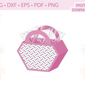 Favor Box template .svg .dxf .eps .pdf .png