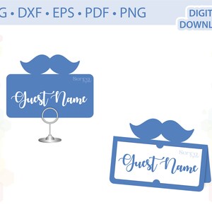 Plantilla de tarjeta de lugar .svg .dxf .eps .pdf .png