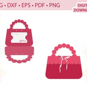 Bolsa Porta-cartão-presente Modelo de envelope de cartão-presente .svg .dxf .eps .pdf .png