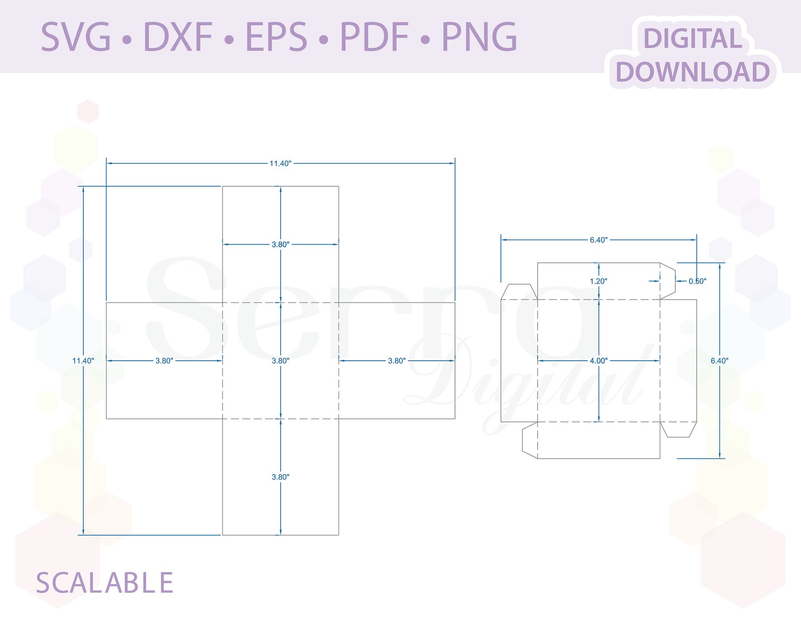Square Explosion Box Square Explosion Box Templates .svg .dxf .eps .pdf .png - Etsy