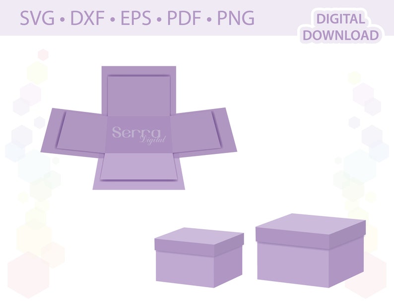 Download Rectangular Explosion Boxes cut file .svg .dxf .eps .pdf .png | Etsy