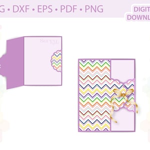 Modelo básico de cartão de convite .svg .dxf .eps .pdf .png