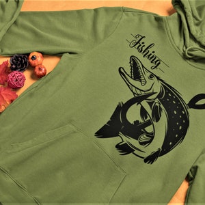Carp Fishing Hoodie Pike Free TANK MILITARY CAP