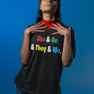 T Shirt LGBTQ Gay Non Binary