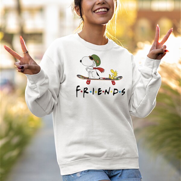 Snoopy Friends Sweatshirts Hoodies Damen