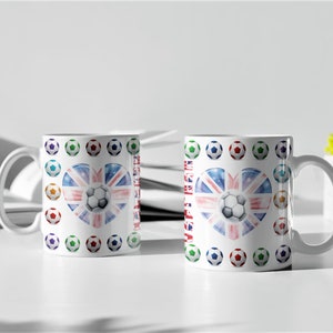 Football Mug Cup England Gift Presend Birthday