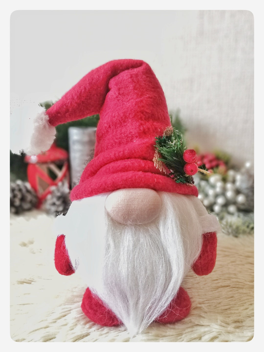 Christmas Santa Gnome 