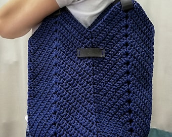 Handmade Crochet Tote Bag – Eco-Friendly Summer Shoulder Bag, Boho Handbag