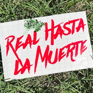 RHLM Car Decal | Real Hasta La Muerte Decal | Anuel AA | Brrr