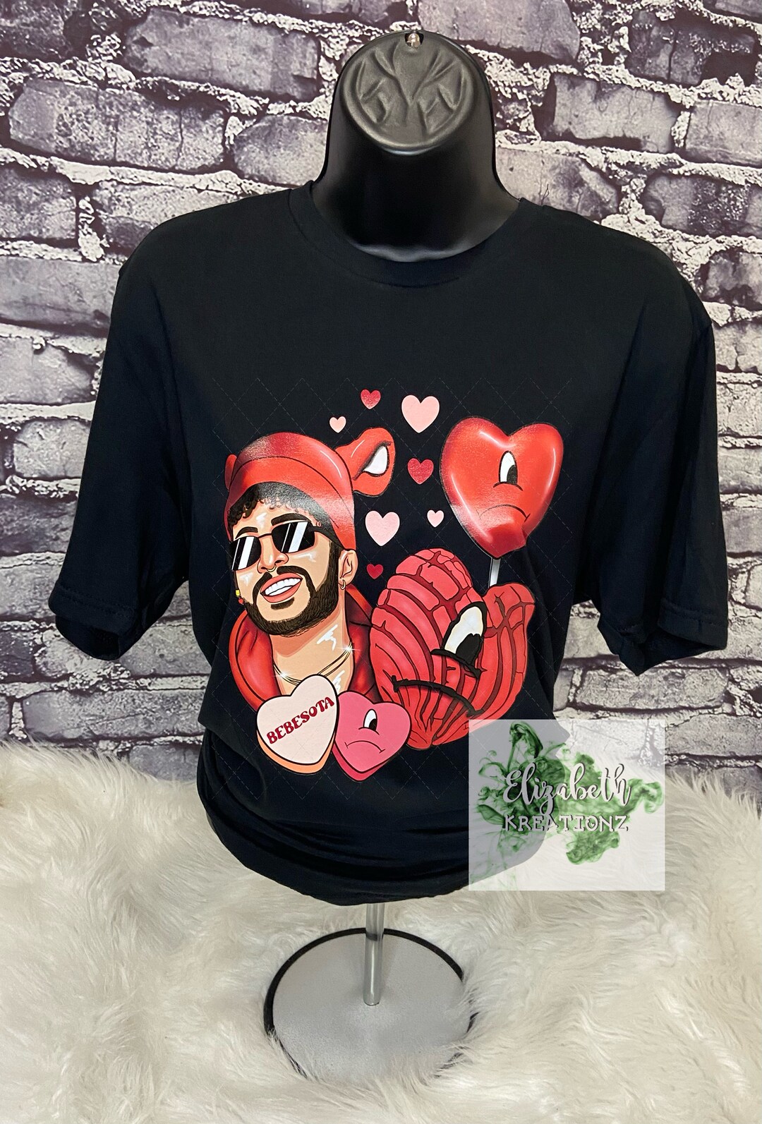 Bad Bunny Concha Shirt Concha T-shirt Benito Valentine - Etsy
