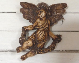 Beautiful old cherub cherubs SOLD IN UNIT, old resin statue, collection, angels, Christmas, collection