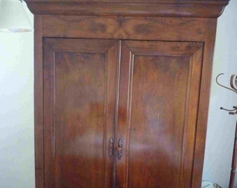 PAS D'ENVOI Ancienne grande et belle armoire, Louis Philippe, antiquités, meuble,