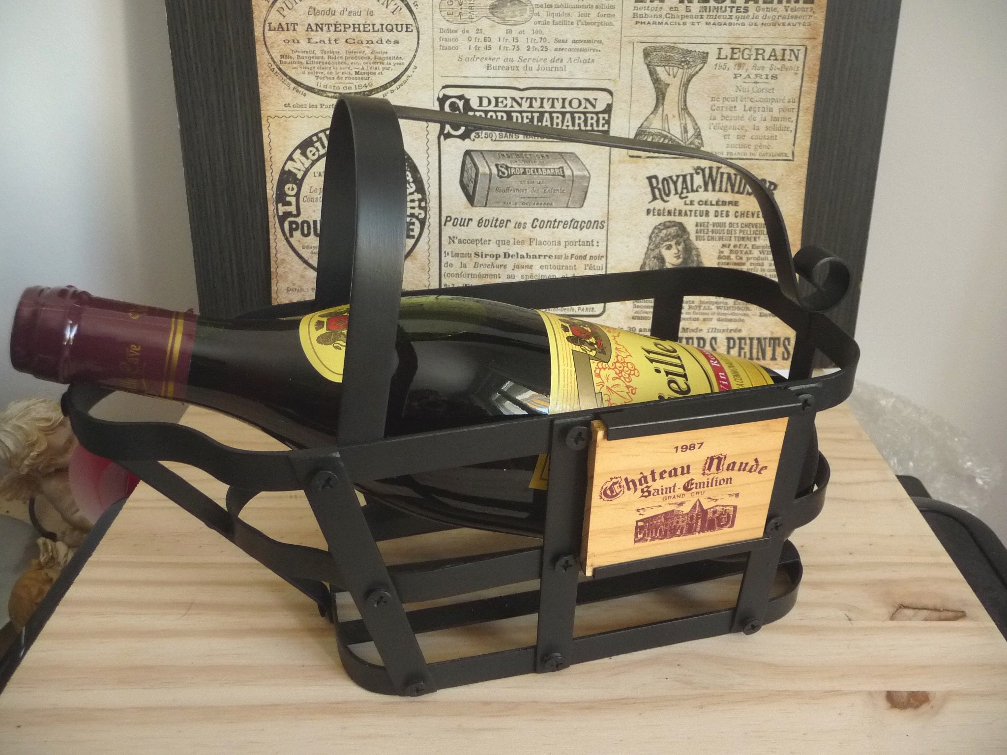 Brubaker Portabottiglie da vino regalo - coppia in motocicletta :  : Casa e cucina