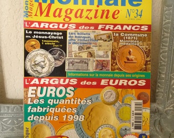 Vendus à l'unité Livres magazines MONNAIE Magazine vintage,numismatique