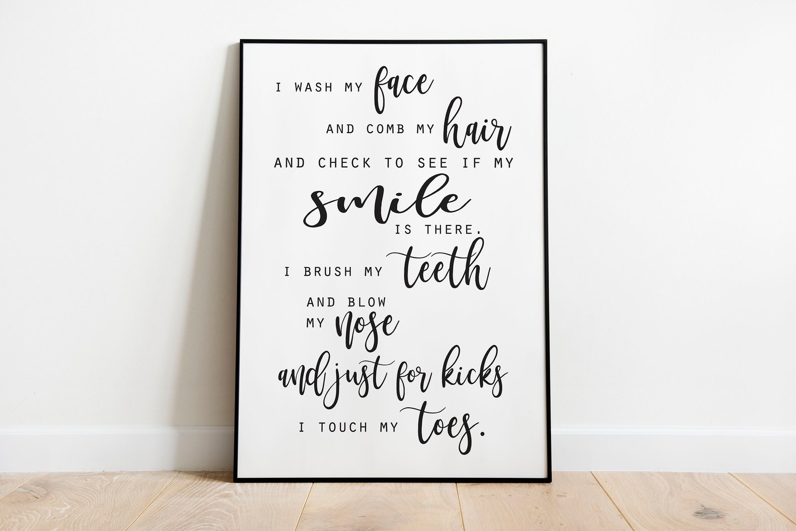 Bathroom Decor the Bathroom Poem Bathroom Wall Decor Etsy