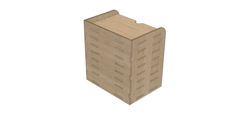 May include: A wooden storage box with a lid and multiple compartments. The box is made of light brown wood and has a simple design.