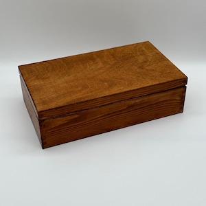Teebox aus Holz, Schmuckschatulle, 8 Fach. Geburtstag Idee. Jedes Anlassgeschenk. Tee Organizer. Mamas Teebox.