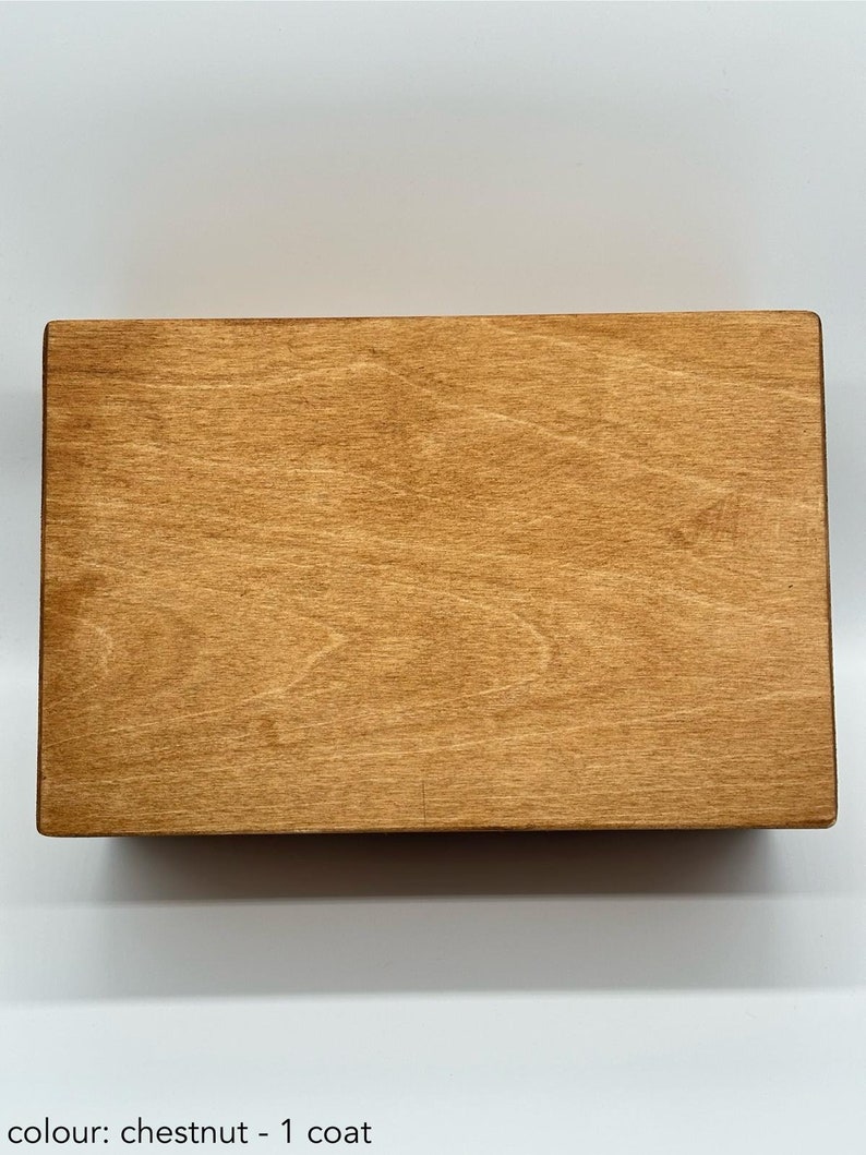 Chestnut Personalised Handmade Box Handcrafted Wooden Wedding Gift ...
