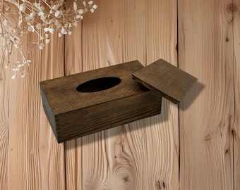 Painted Wooden Tissue box. Birthday Idea. Mum's Birthday. Home Organiser. Great Box Set. Adorable. Gift Idea