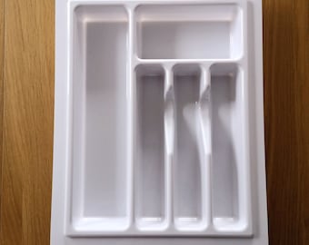 Plastic Cutlery Tray For Kitchen Drawers - Various Sizes
