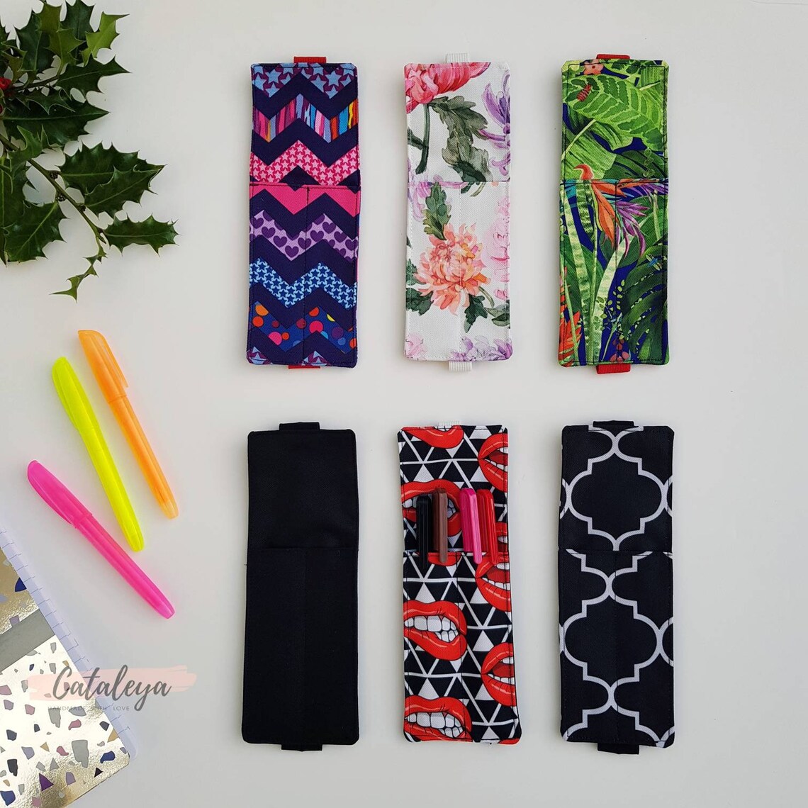 Bookmark & Pen Holder Waterproof Case Holders Birthday Etsy