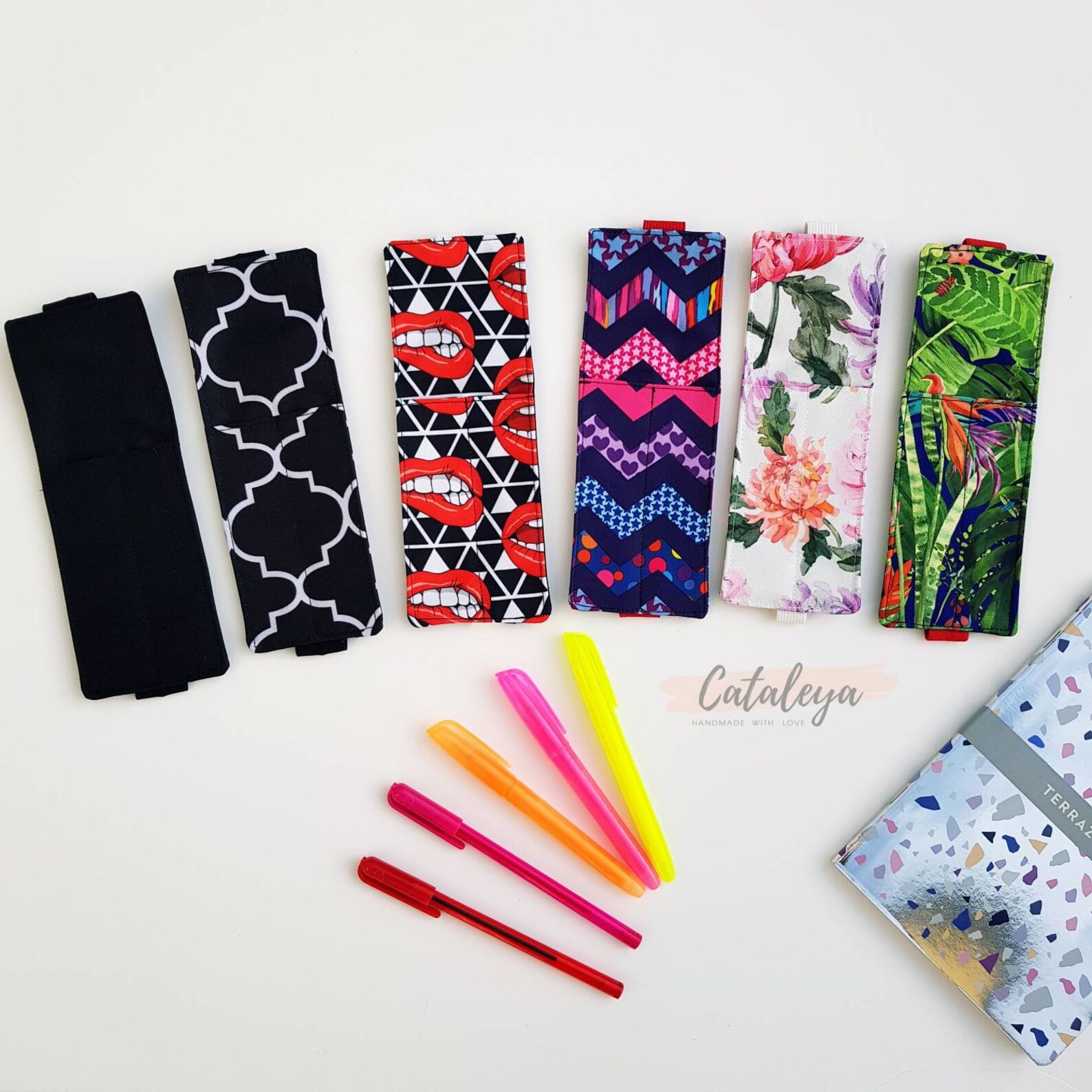 Bookmark & Pen Holder Waterproof Case Holders Birthday Etsy