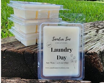 Laundry Day Soy Wax Melt, 2.75 oz Clamshell | Fresh Linen